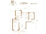 兰高金都城_3室2厅2卫 建面127平米