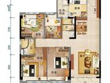 碧桂园三亚郡_4室2厅2卫 建面125平米