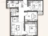 建业中州府_3室2厅1卫 建面98平米