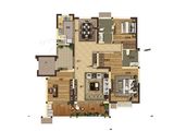 君道蔚蓝海岸_3室2厅2卫 建面140平米