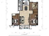 龙盛西园_3室2厅1卫 建面110平米