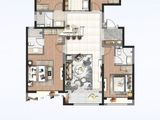 凤栖云筑_4室2厅3卫 建面141平米