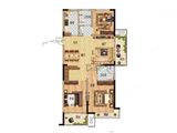 和昌都汇广场_3室2厅2卫 建面123平米