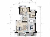 向海金融城_3室2厅2卫 建面133平米