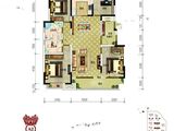 书香世家_4室2厅2卫 建面145平米