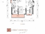 龙光天宸_4室2厅2卫 建面132平米
