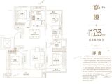 伟星天境_4室2厅2卫 建面123平米
