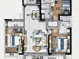 荣盛碧桂园玖玺台_3室2厅2卫 建面140平米