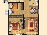 万科幸福里_2室1厅1卫 建面79平米