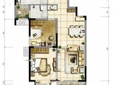 保利拉菲公馆_2室2厅1卫 建面88平米