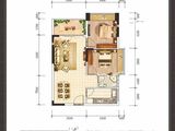 永盛翰林苑_2室2厅1卫 建面68平米