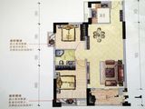 祥云豪庭_2室1厅1卫 建面85平米