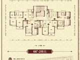 恒大绿洲_2室2厅1卫 建面85平米