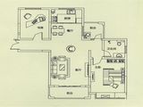 湖图图_2室2厅1卫 建面94平米