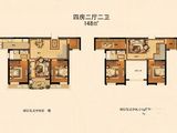 御景华庭_4室2厅2卫 建面148平米