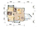新江岸名轩_3室2厅2卫 建面110平米