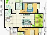 心水岸_2室2厅2卫 建面113平米