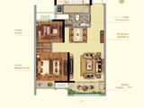中江文萃苑_2室2厅1卫 建面85平米