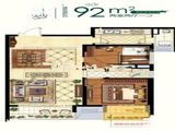 百里峯景_2室2厅0卫 建面92平米