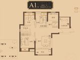 领城公园1857_3室2厅1卫 建面104平米