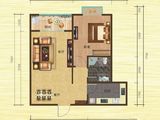 儋城壹品_1室2厅1卫 建面58平米