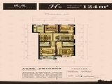 珑庭_4室2厅2卫 建面124平米