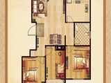 莹俊书香漫步_3室2厅1卫 建面114平米