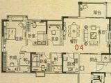 碧桂园翡翠湾_4室3厅2卫 建面140平米