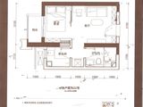 鸿荣源天俊_1室1厅1卫 建面45平米