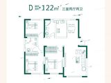 天下粮仓璞樾里_3室2厅2卫 建面122平米