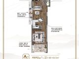 江景壹号_2室2厅1卫 建面60平米