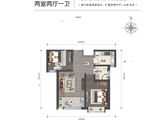 轨道城市曙光_2室2厅1卫 建面72平米