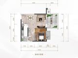 当代锦园ΜΟΜΛ_2室2厅1卫 建面55平米