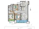 金科浅棠水岸_3室2厅2卫 建面101平米