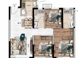 海伦堡金科东方美院_3室2厅2卫 建面106平米