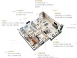 万科都萃雅苑_3室2厅2卫 建面115平米