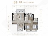 保利金地领峯_3室2厅2卫 建面98平米