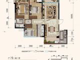 澳莱城西壹号_3室2厅2卫 建面93平米
