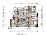 中粮美悦府_3室2厅2卫 建面115平米