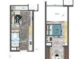 粤港湾云峰汇_1室1厅1卫 建面24平米