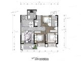 合颂兰亭花园_3室2厅2卫 建面109平米