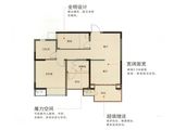 万科公园大道_2室2厅1卫 建面84平米