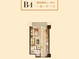 爱尚里_1室1厅1卫 建面42平米