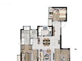 绿地新里海源名邸_3室2厅2卫 建面108平米