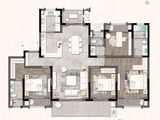 金厦阳光春晓_4室2厅3卫 建面177平米