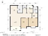 华纺和成未来派_3室2厅2卫 建面95平米