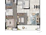 龙光玖云华庭_3室2厅2卫 建面105平米