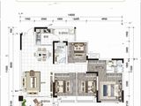 科华云天府_4室2厅2卫 建面125平米