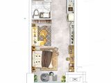 宝能创智国际_1室1厅1卫 建面35平米