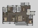 前山澜庭_4室2厅1卫 建面170平米